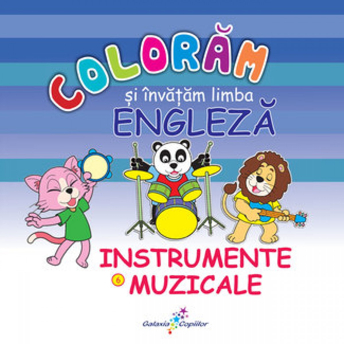 Colorăm și învățăm limba engleză 6. Instrumente muzicale