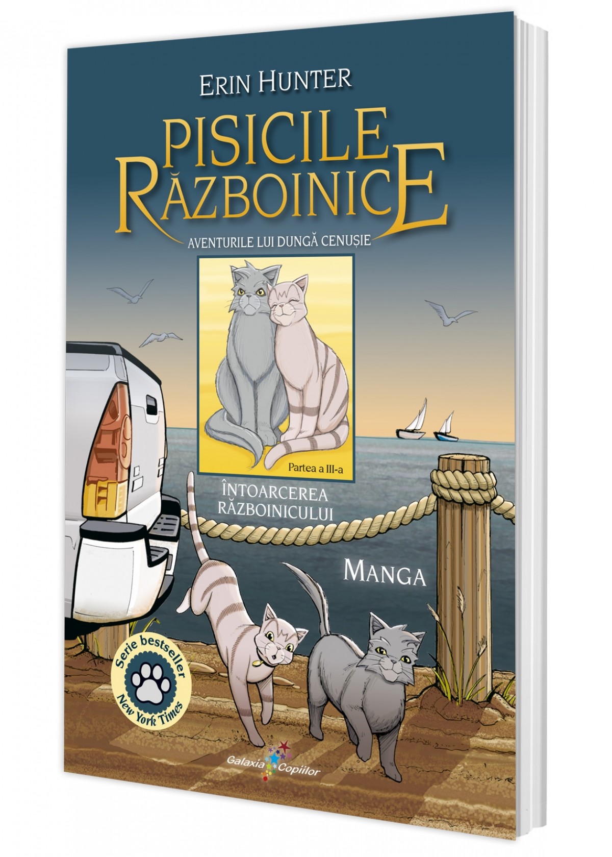 Vol. 3 Manga Pisicile Războinice. Aventurile lui Dungă Cenușie – Întoarcerea Războinicului