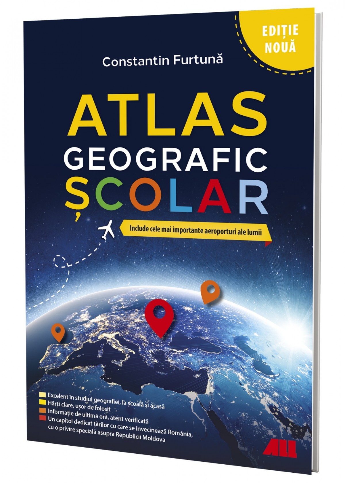 Atlas geografic școlar (ediţie nouă – 2024) 