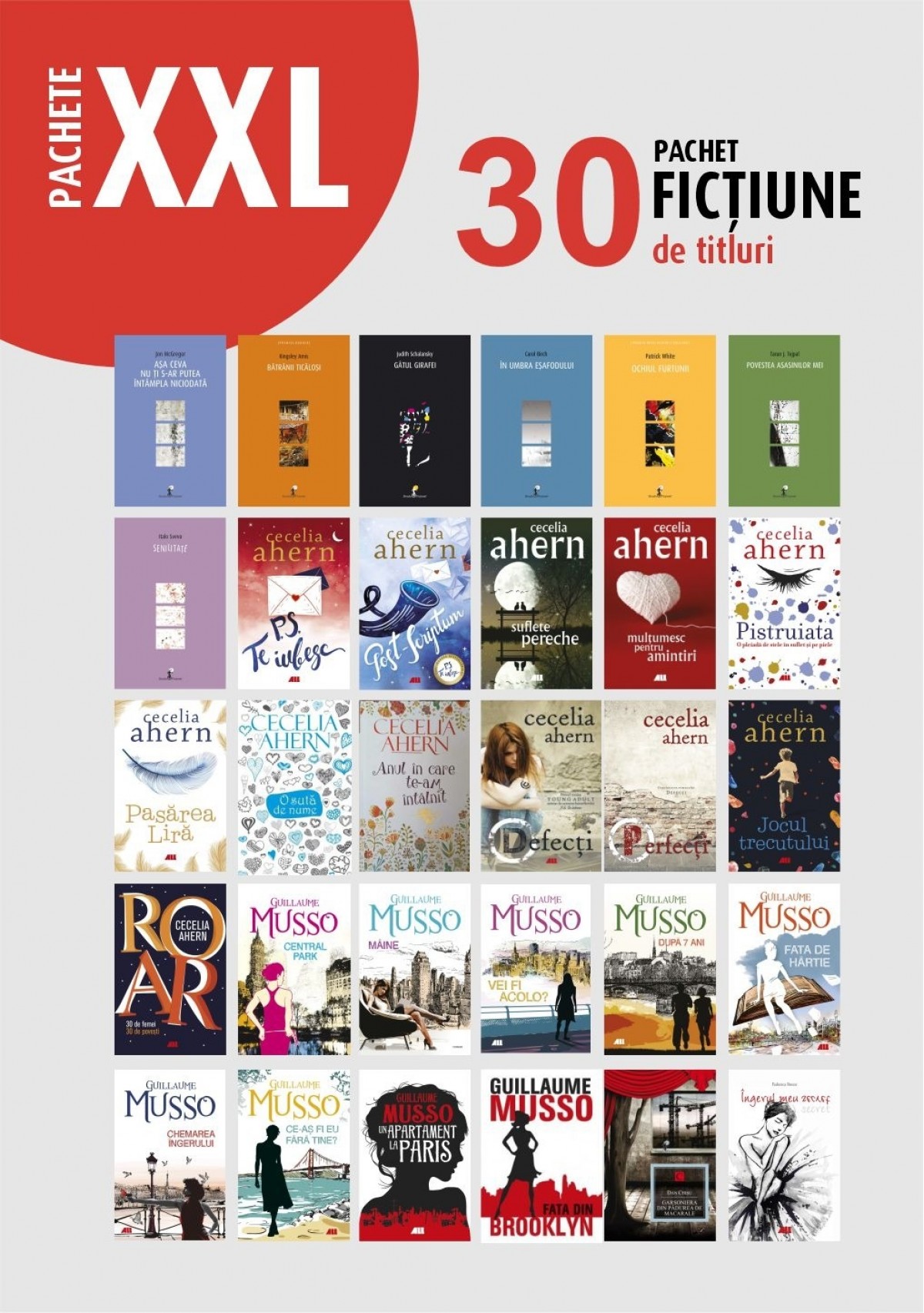 Pachet XXL Ficțiune. 30 de titluri