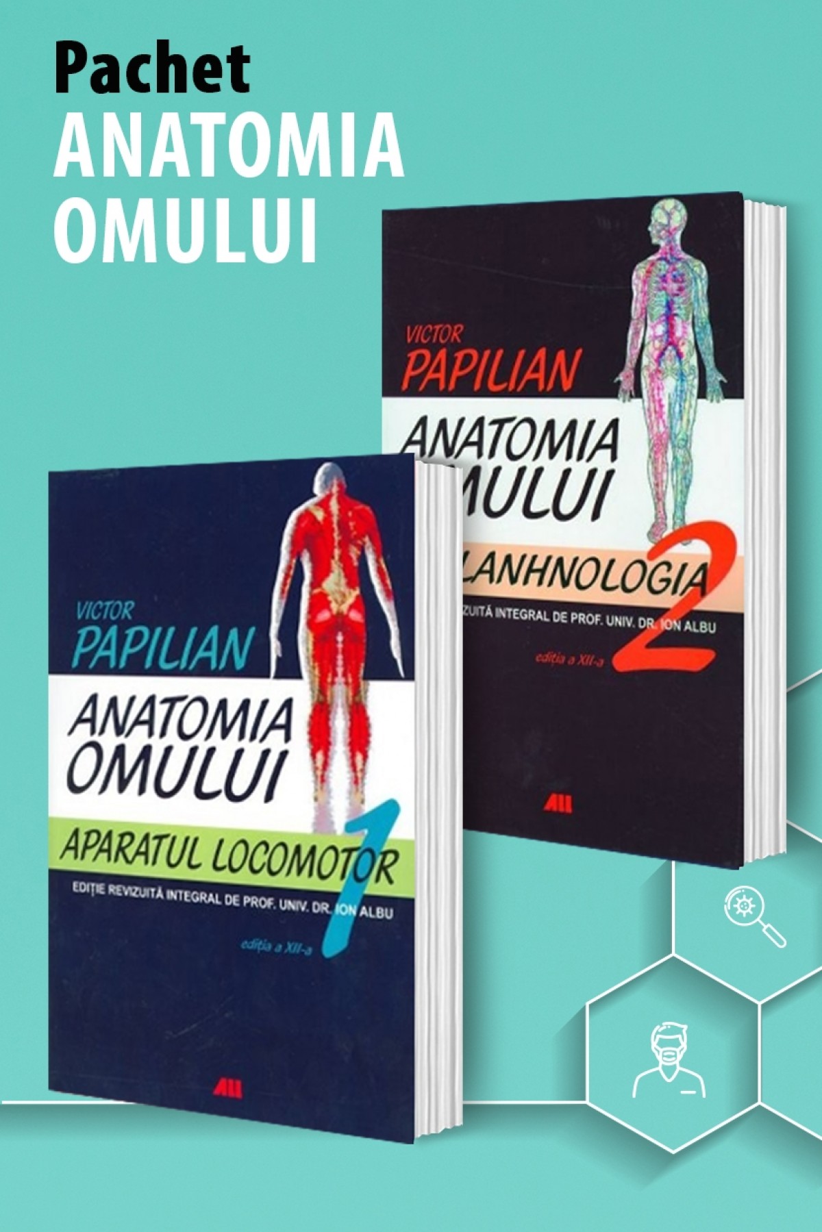 Pachet Anatomia Omului, Vol. 1+2