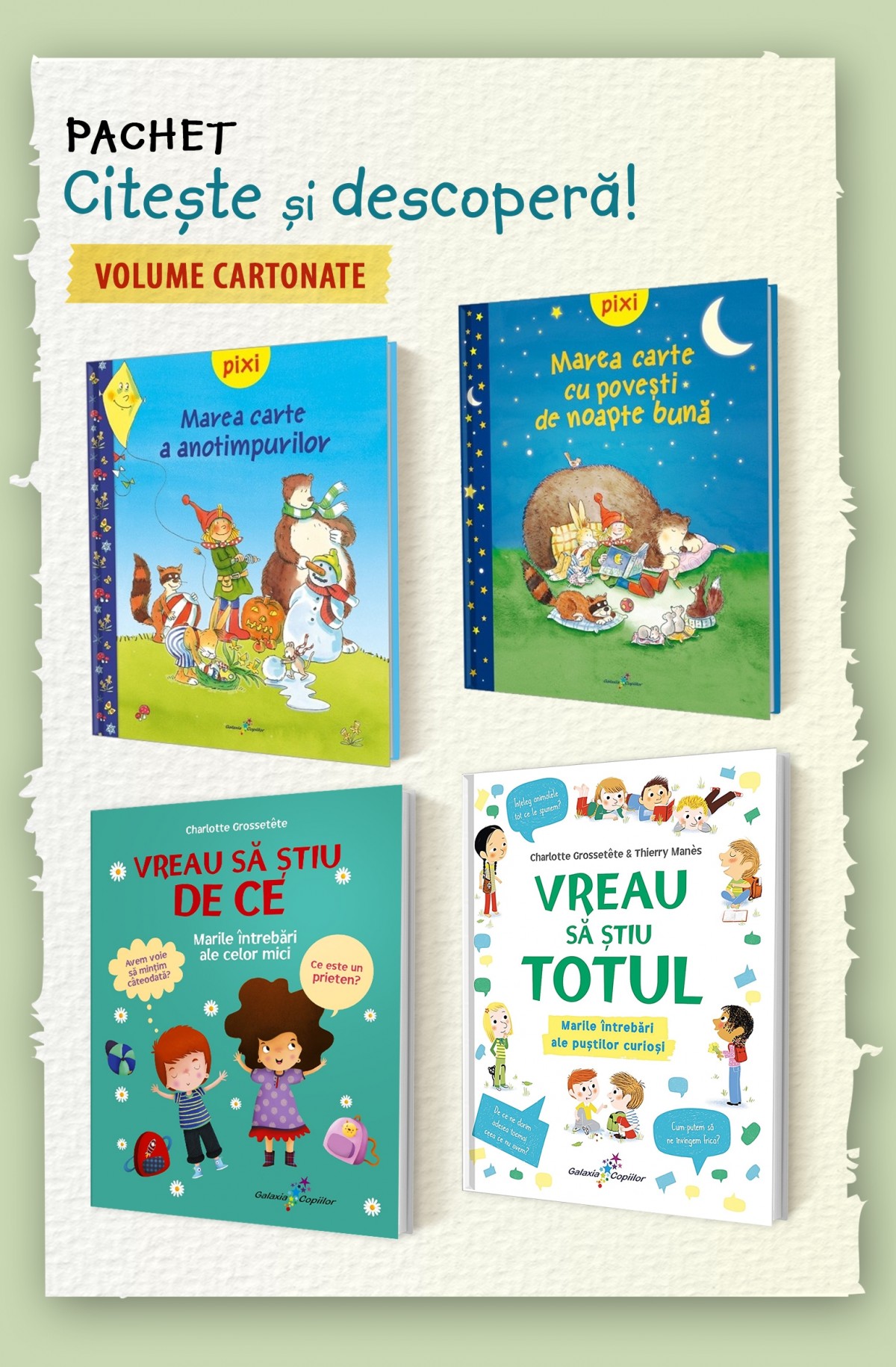 Pachet „Citește și descoperă!”