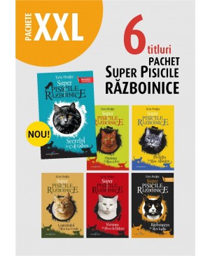 Pachet XXL Super Pisicile Războinice. 6 titluri